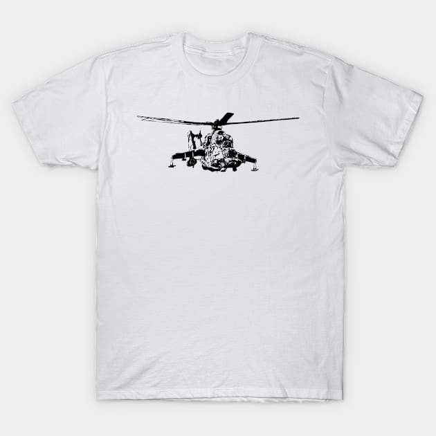 Mi 24 Hind II T-Shirt by Hujer